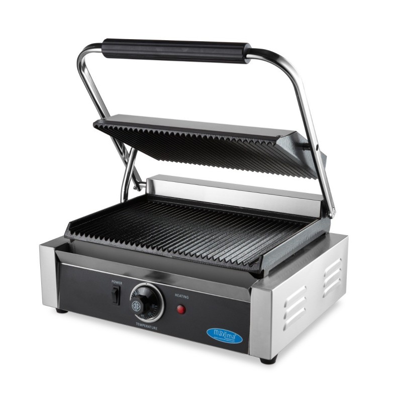 Comprar Grill de contacto ranurado placa grill individual 33,5 cm en Pepebar