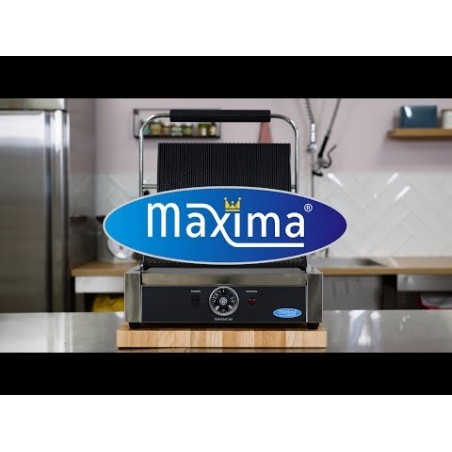 Comprar Grill de contacto ranurado placa grill individual 33,5 cm en Pepebar