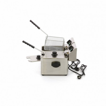 Comprar Freidora 2 cestas de 4 litros hasta 2kg de patatas fritas en Pepebar