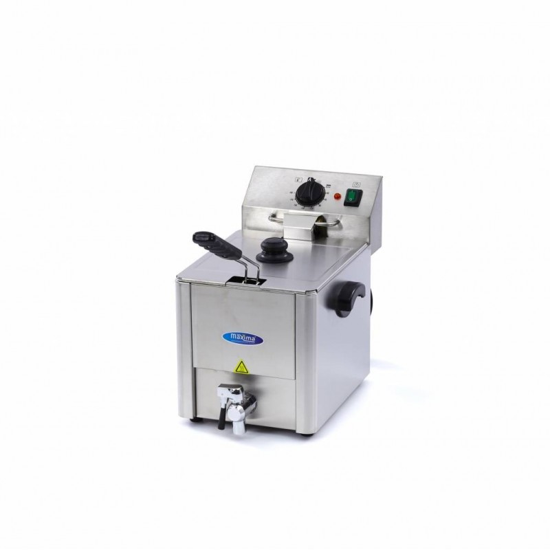 Comprar Freidora 8 litros 1 cesta con grifo de vaciado en Pepebar