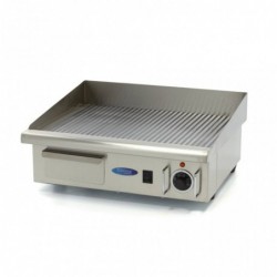 Plancha ranurada 55 cm con bandeja de goteo