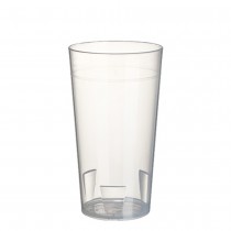 10 Vasos reutilizables 0,3 l diámetro 7 cm · 13 cm translúcido irrompible - Pepebar 10 Vasos reutilizables 0,3 l diámetro 7 cm · 13 cm translúcido irrompible