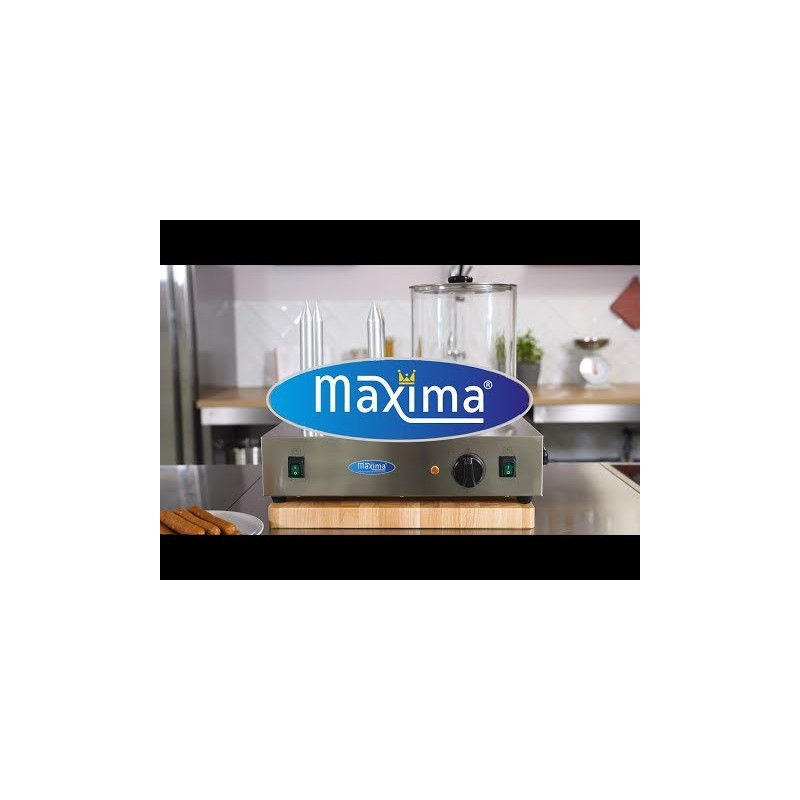 Comprar Calentador de perritos calientes diámetro 20 x 24 cm apto para lavavajillas con 4 pinchos en Pepebar
