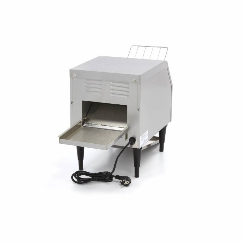 Comprar Tostadora industrial 150 rebanadas/h velocidad ajustable con bandeja recogemigas en Pepebar