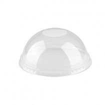 50 Tapas Hurricane, redondo diámetro 7,8 cm · 3,8 cm transparente sin agujero