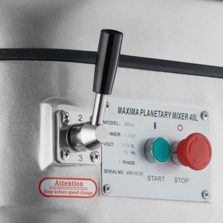 Comprar Amasadora industrial, mezcladora planetaria 40 litros hasta 20kg de masa en Pepebar