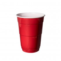 10 Vasos para cerveza, 0,4 l diámetro 9,5 cm · 12 cm rojo/blanco - Pepebar 10 Vasos para cerveza, 0,4 l diámetro 9,5 cm · 12 cm rojo/blanco
