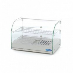 Vitrina caliente 45 litros 55 cm 2 estantes