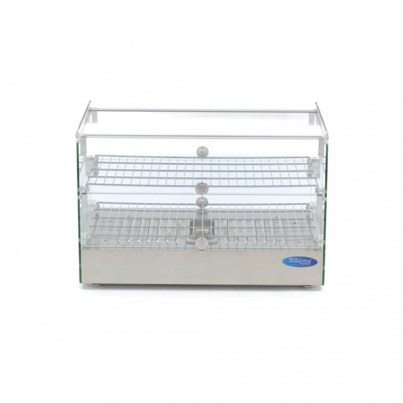 Comprar Vitrina caliente 50 litros 55 cm 2 estantes en Pepebar