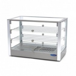 Vitrina caliente 115 litros 70 cm 3 estantes - Pepebar Vitrina caliente 115 litros 70 cm 3 estantes - Catálogo Vitrinas Calientes
