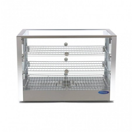Comprar Vitrina caliente 115 litros 70 cm 3 estantes en Pepebar