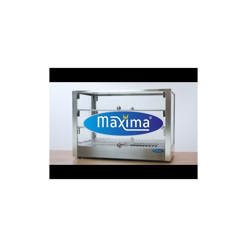 Comprar Vitrina caliente 115 litros 70 cm 3 estantes en Pepebar