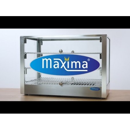 Comprar Vitrina caliente 115 litros 70 cm 3 estantes en Pepebar