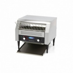 Tostadora industrial 450 rebanadas/h velocidad ajustable con bandeja recogemigas