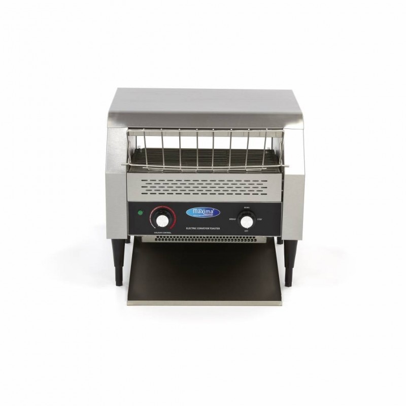 Comprar Tostadora industrial 450 rebanadas/h velocidad ajustable con bandeja recogemigas en Pepebar