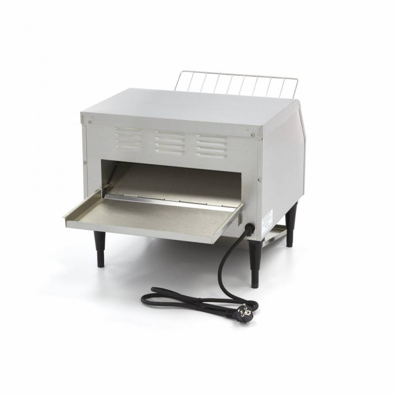 Comprar Tostadora industrial 450 rebanadas/h velocidad ajustable con bandeja recogemigas en Pepebar