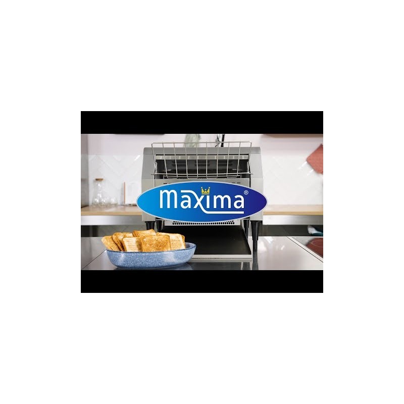 Comprar Tostadora industrial 450 rebanadas/h velocidad ajustable con bandeja recogemigas en Pepebar