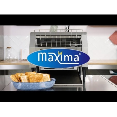Comprar Tostadora industrial 450 rebanadas/h velocidad ajustable con bandeja recogemigas en Pepebar