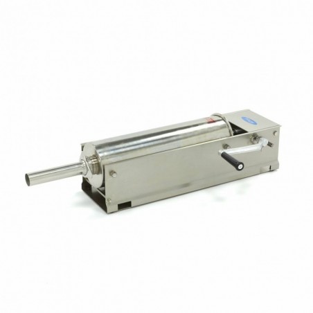 Comprar Embutidora 7 litros horizontal con 4 tubos de embutición en Pepebar