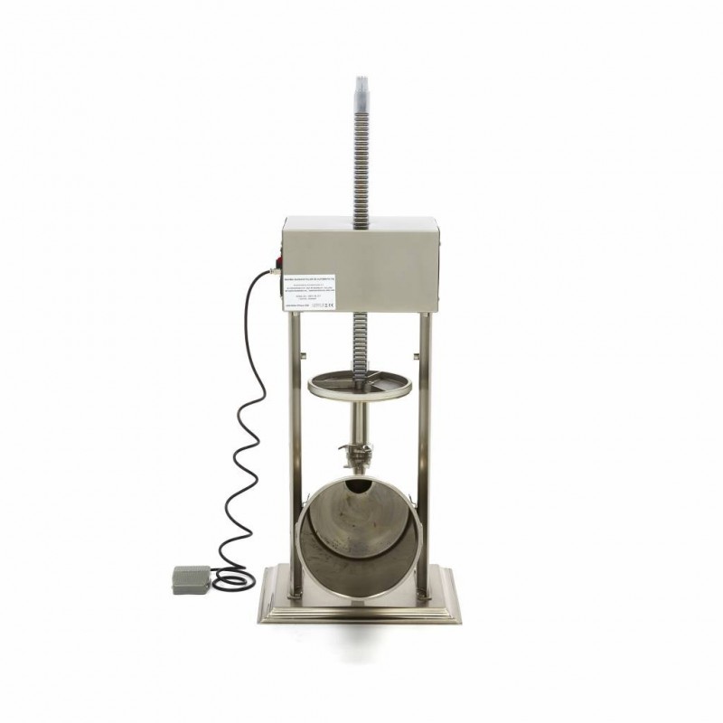 Comprar Embutidora 15 litros automática vertical con 4 tubos de embutición en Pepebar