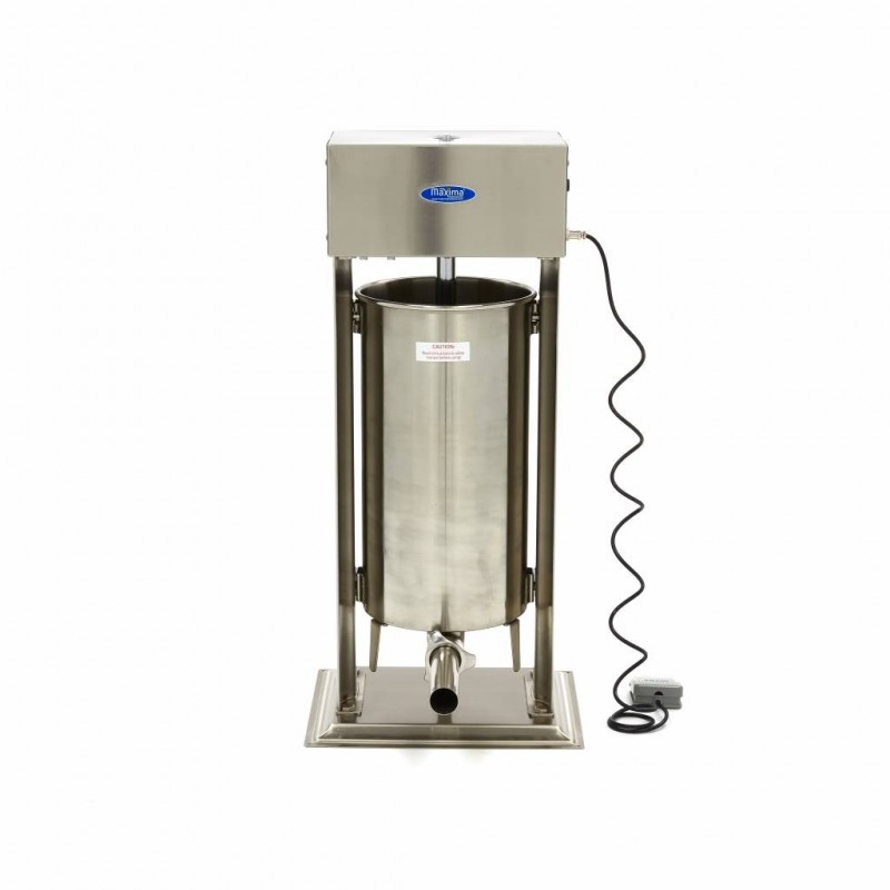 Comprar Embutidora 25 litros automática vertical con 4 tubos de embutición en Pepebar