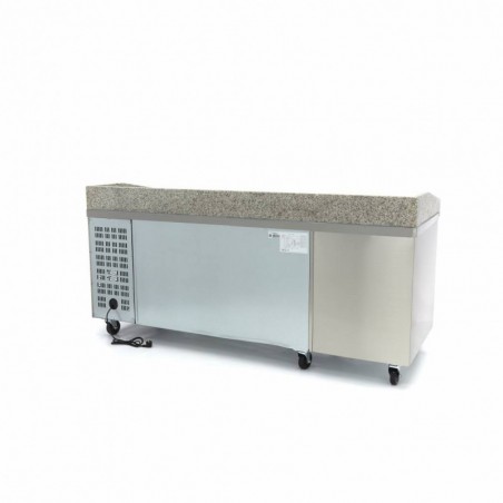 Comprar Mesa refrigerada de preparación 1/6 GN 2 puertas y 7 cajones en Pepebar
