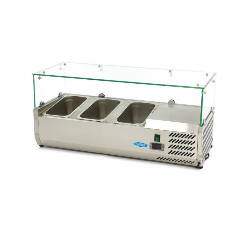 Comprar Vitrina refrigerada 95 cm para 3 x 1/3 GN en Pepebar