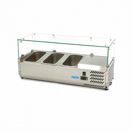 Comprar Vitrina refrigerada 95 cm para 3 x 1/3 GN en Pepebar