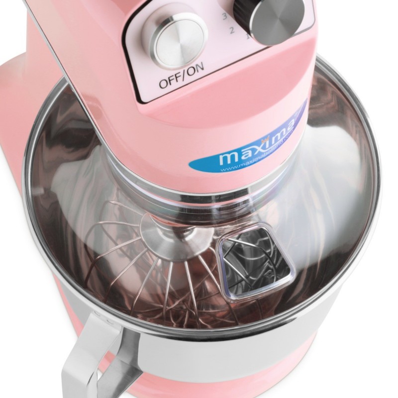 Mezcladora planetaria 7 litros hasta 2kg de masa rosa Comprar Mezcladora planetaria 7 litros hasta 2kg de masa rosa en Pepebar