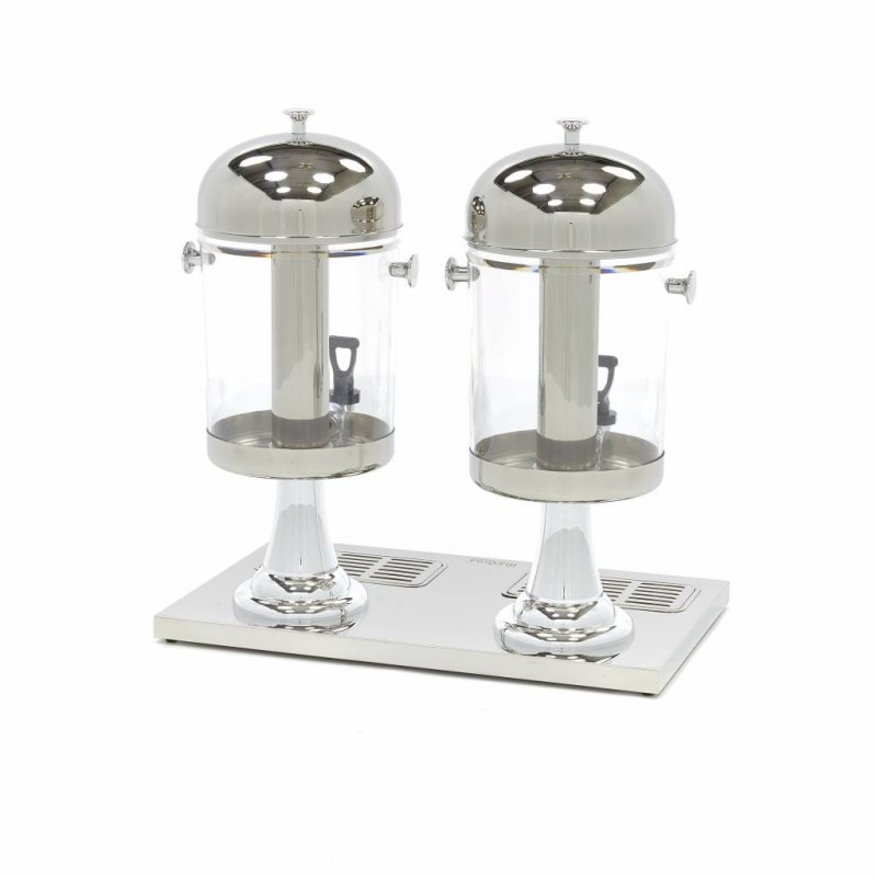 Comprar Dispensador de bebidas 2 x 8 litros tubo central de refrigeración funciona sin corriente en Pepebar