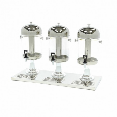 Comprar Dispensador de bebidas 3 x 8 litros tubo central de refrigeración funciona sin corriente en Pepebar