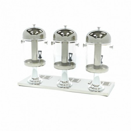 Comprar Dispensador de bebidas 3 x 8 litros tubo central de refrigeración funciona sin corriente en Pepebar