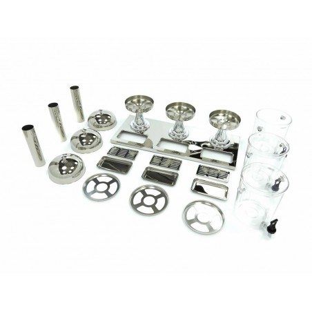 Comprar Dispensador de bebidas 3 x 8 litros tubo central de refrigeración funciona sin corriente en Pepebar