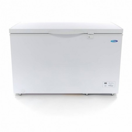 Comprar Arcón congelador 345 litros sobre ruedas con cesta colgante en Pepebar