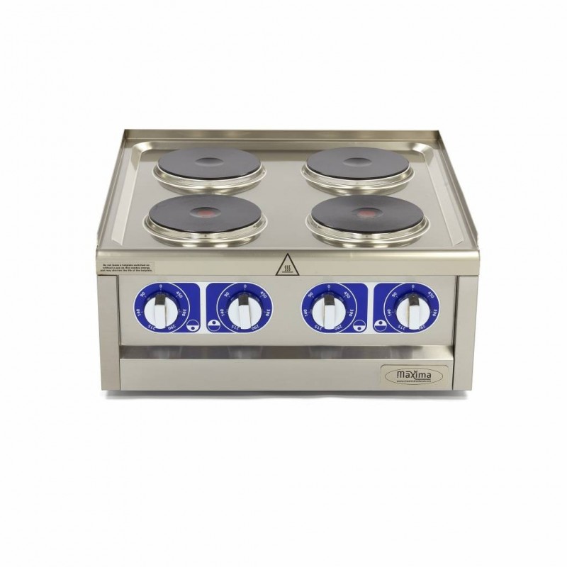 Comprar Cocina eléctrica 4 quemadores 60 cm de profundidad en Pepebar