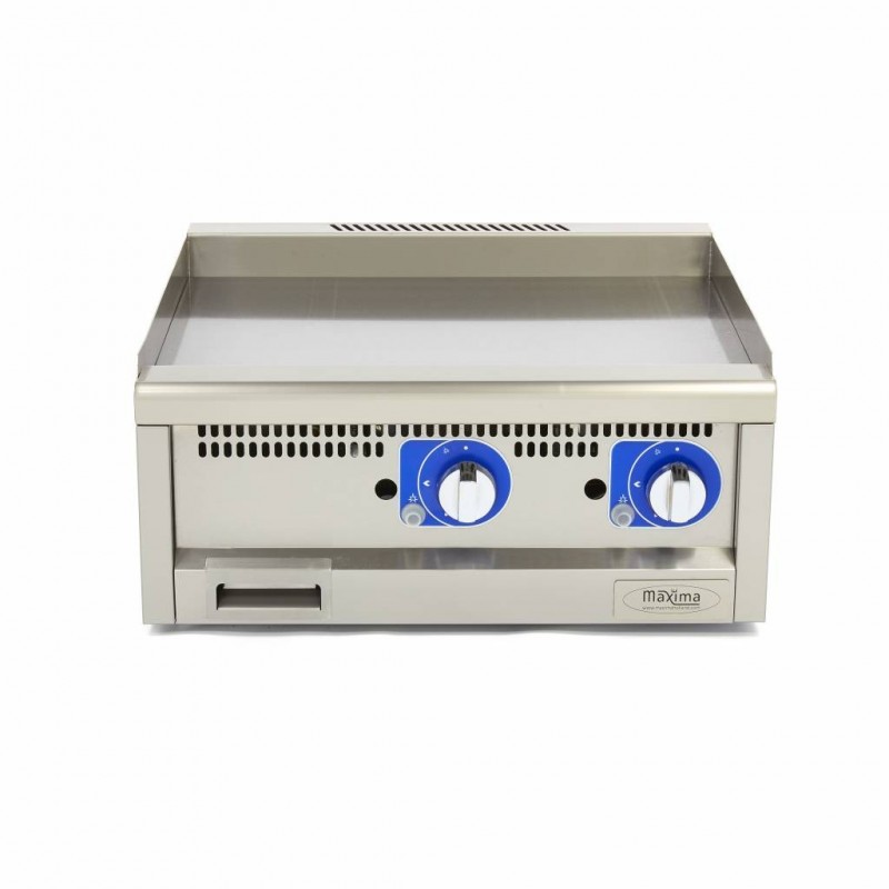 Comprar Plancha lisa doble a gas 60 cm de profundidad en Pepebar