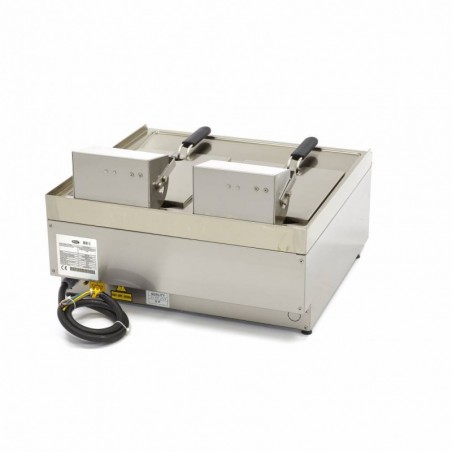 Comprar Freidora 2 cestas de 10 litros con grifo de vaciado en Pepebar