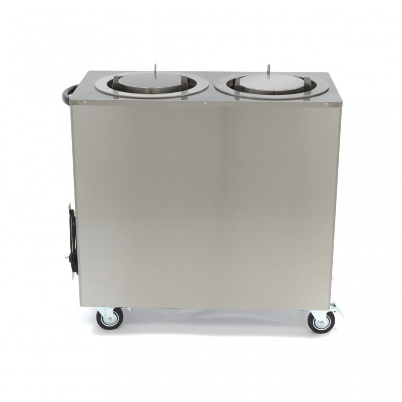 Comprar Calientaplatos 80 platos hasta diámetro 30 cm con ruedas en Pepebar