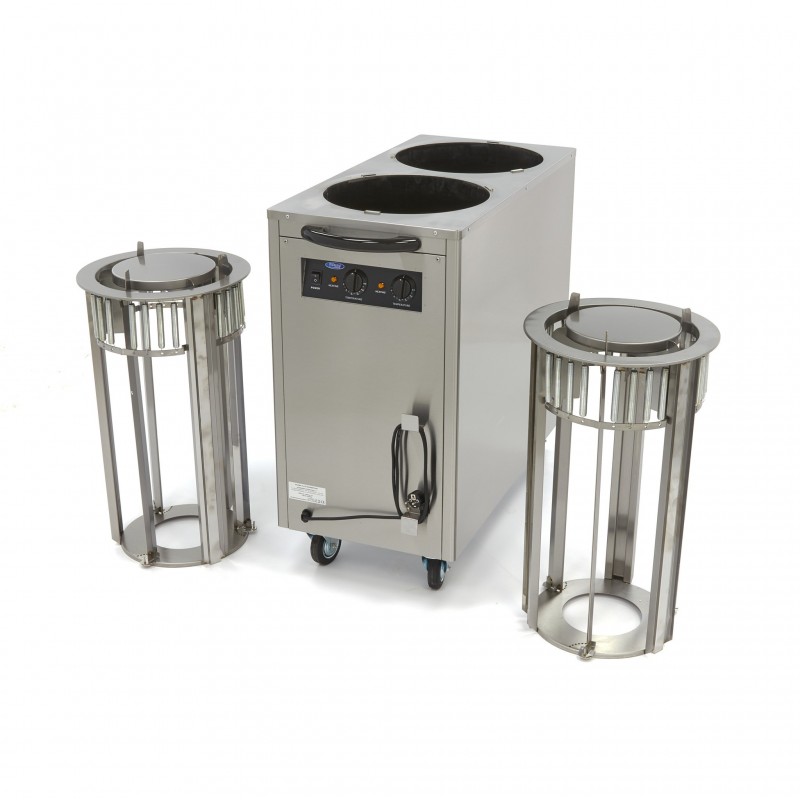 Comprar Calientaplatos 80 platos hasta diámetro 30 cm con ruedas en Pepebar