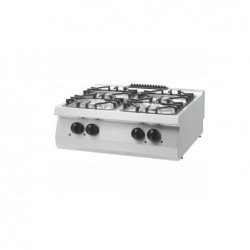 Cocina a gas 4 quemadores 70 cm de profundidad