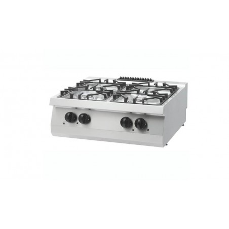 Comprar Cocina a gas 4 quemadores 70 cm de profundidad en Pepebar