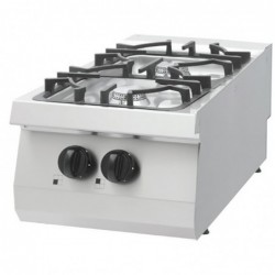Cocina a gas 2 quemadores 70 cm de profundidad - Catálogo Cocinas Industriales