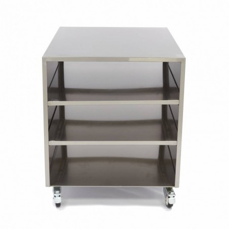 Comprar Soporte de acero inoxidable para máquina 120kg capacidad de carga con ruedas en Pepebar