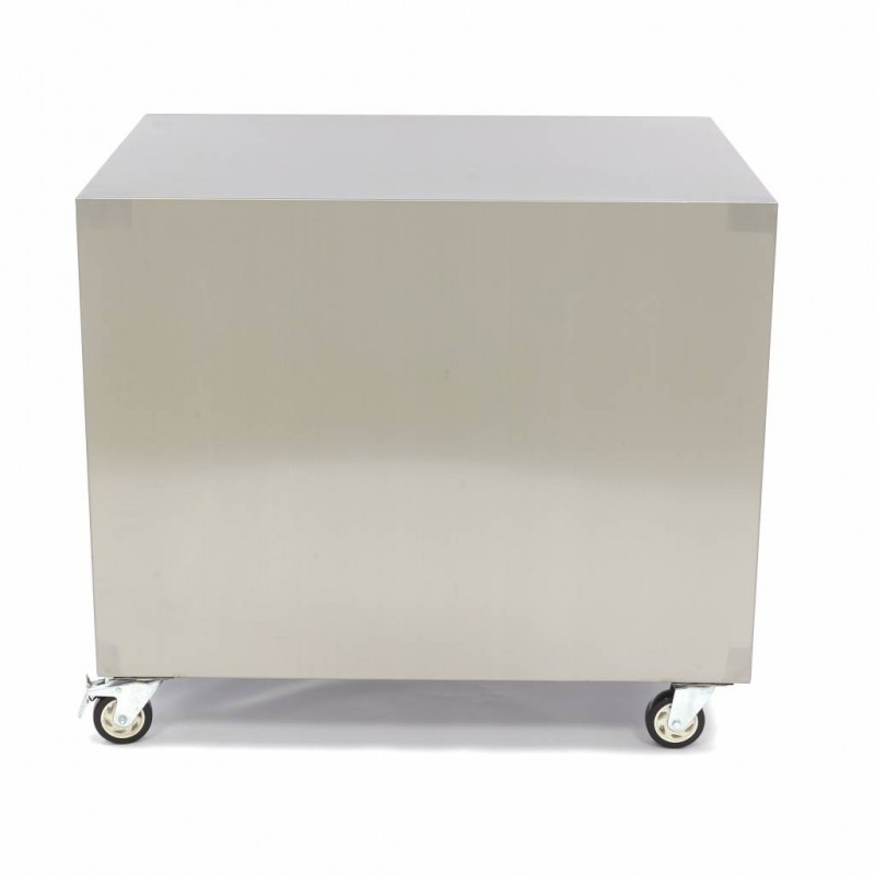 Comprar Soporte de acero inoxidable para máquina 120kg capacidad de carga con ruedas en Pepebar