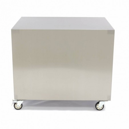 Comprar Soporte de acero inoxidable para máquina 120kg capacidad de carga con ruedas en Pepebar