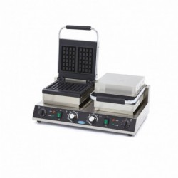 Gofrera profesional 4 piezas cuadrada doble