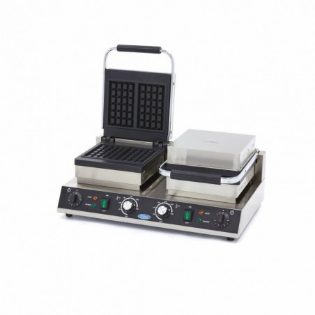Comprar Gofrera profesional 4 piezas cuadrada doble en Pepebar