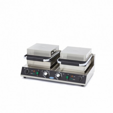 Comprar Gofrera profesional 4 piezas cuadrada doble en Pepebar