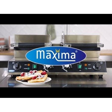 Comprar Gofrera profesional 4 piezas cuadrada doble en Pepebar