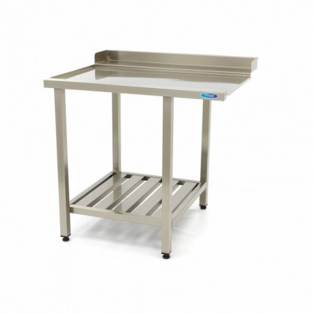 Comprar Mesa para lavavajillas 70 x 75 cm izquierda con peto y estante en Pepebar